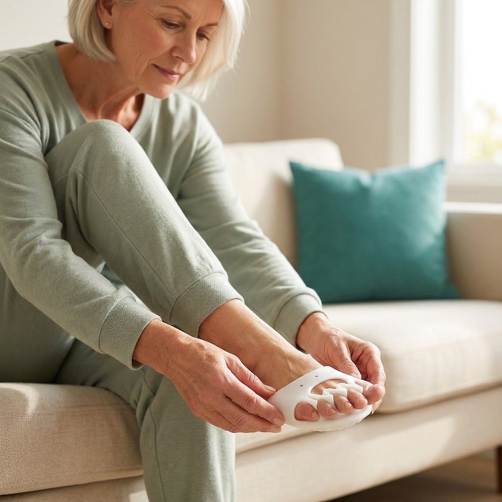 Slipping on the Pexmen toe separators